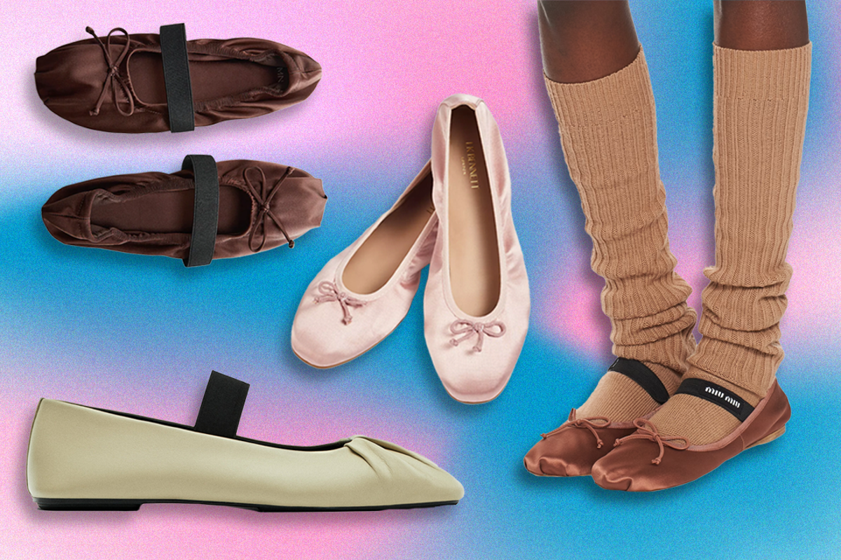 Brown ballet 2025 flats uk